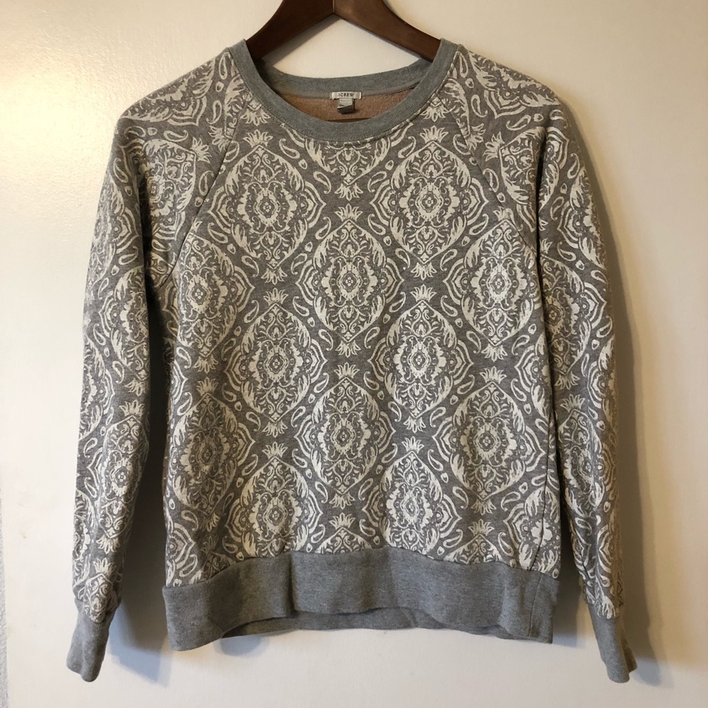 Jcrew super cute paisley sweatshirt - size XS.